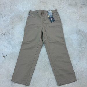 Carhartt FR‎ women’s canvas work pants size 10x28 work wear camel color